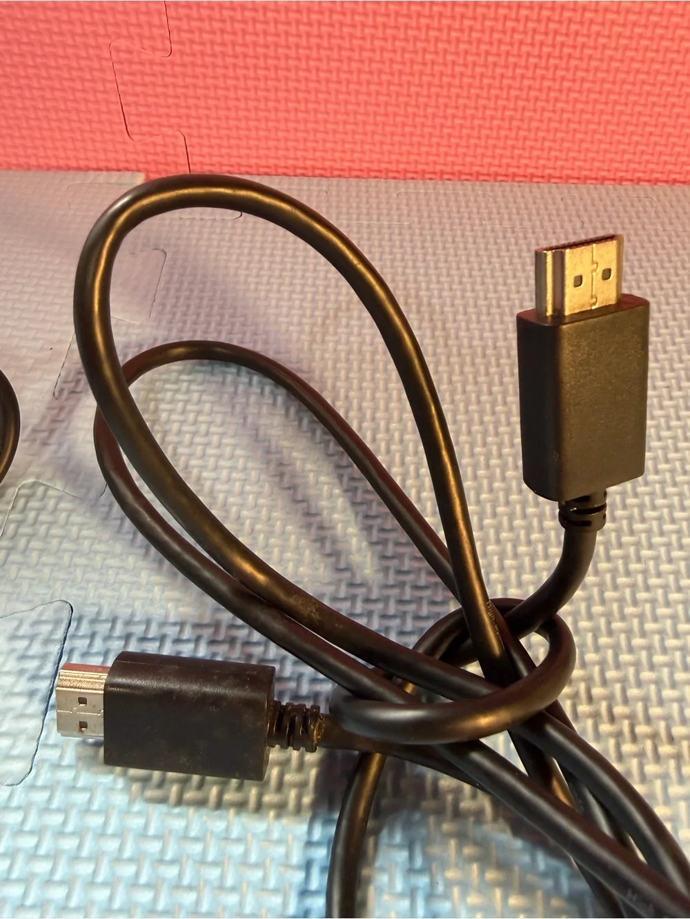 Assorted Black Power & HDMI Cables